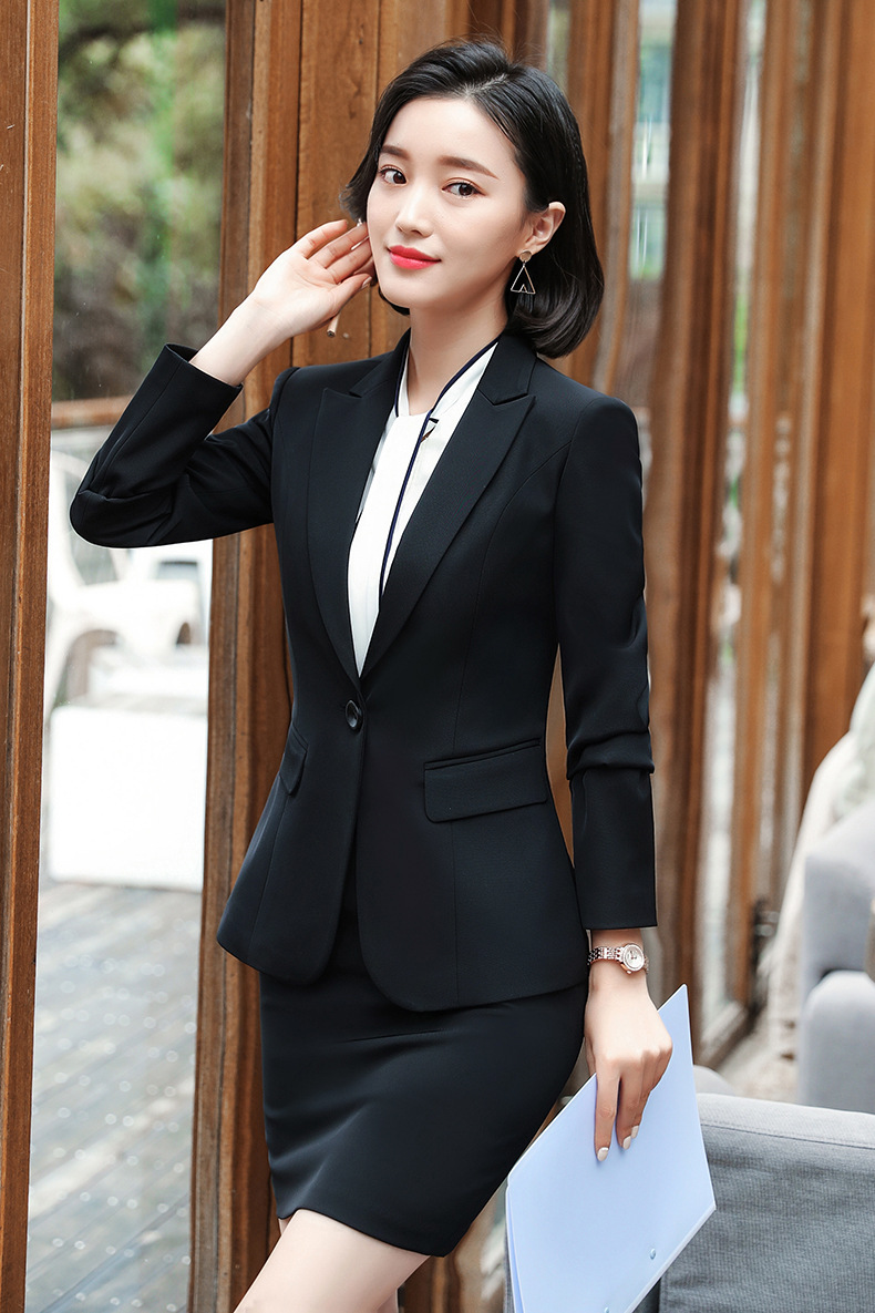 Pant Suits Women 2 Piece Blazer Set Office Lady Business Work Formal ...